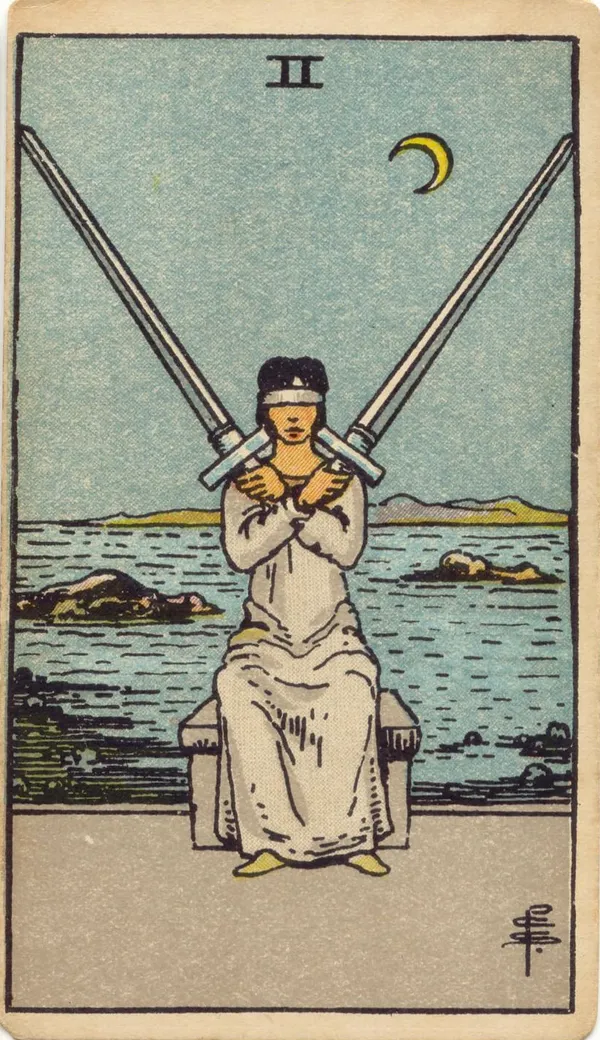Dos de Espadas (ilustración de 1909)