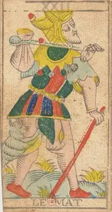 El Loco (Le Mat), tarot de Marsella