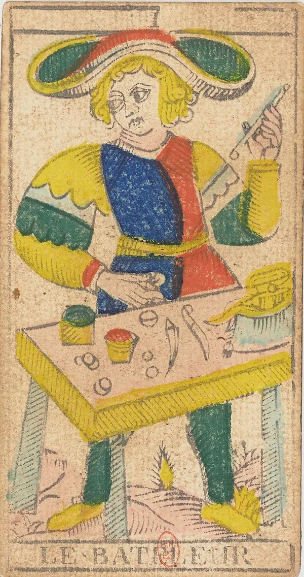Le Bateleur, tarot de Marsella de Nicolas Conver