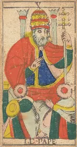 El Papa (Le Pape), tarot de Marsella