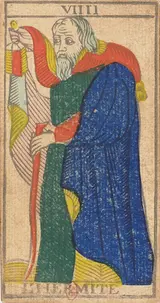 El Ermitaño (L'Hermite), tarot de Marsella