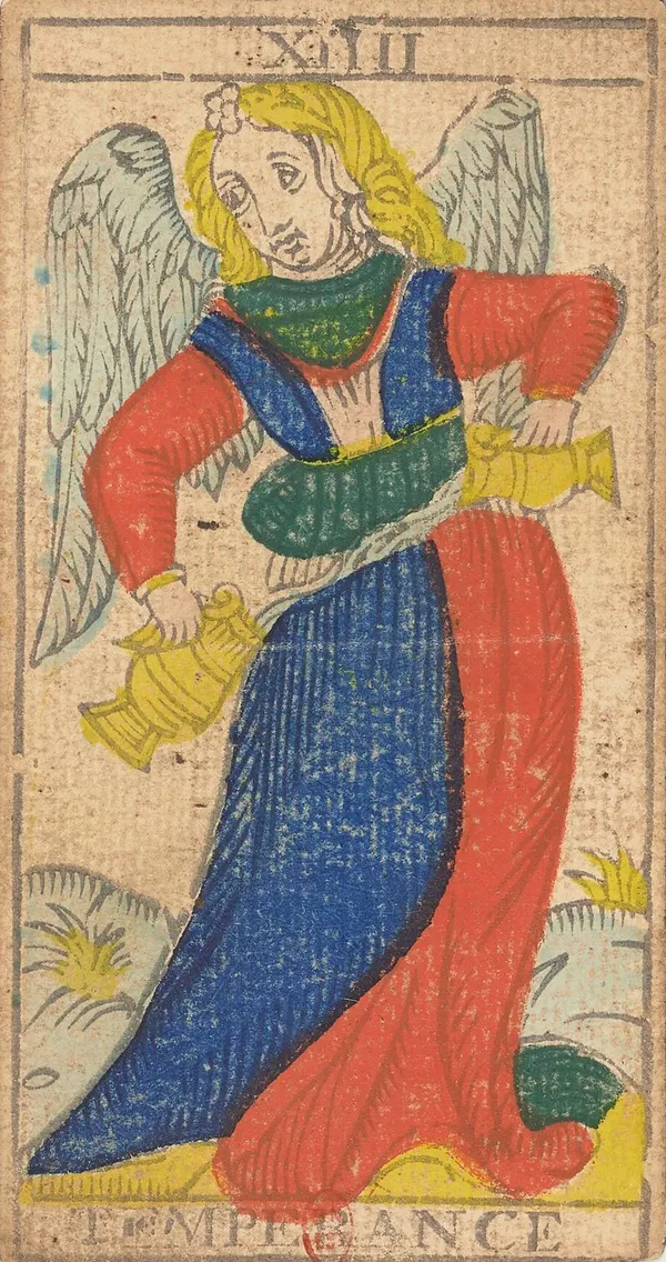 Temperance, tarot de Marsella de Nicolas Conver