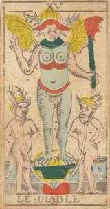 El Diablo (Le Diable), tarot de Marsella