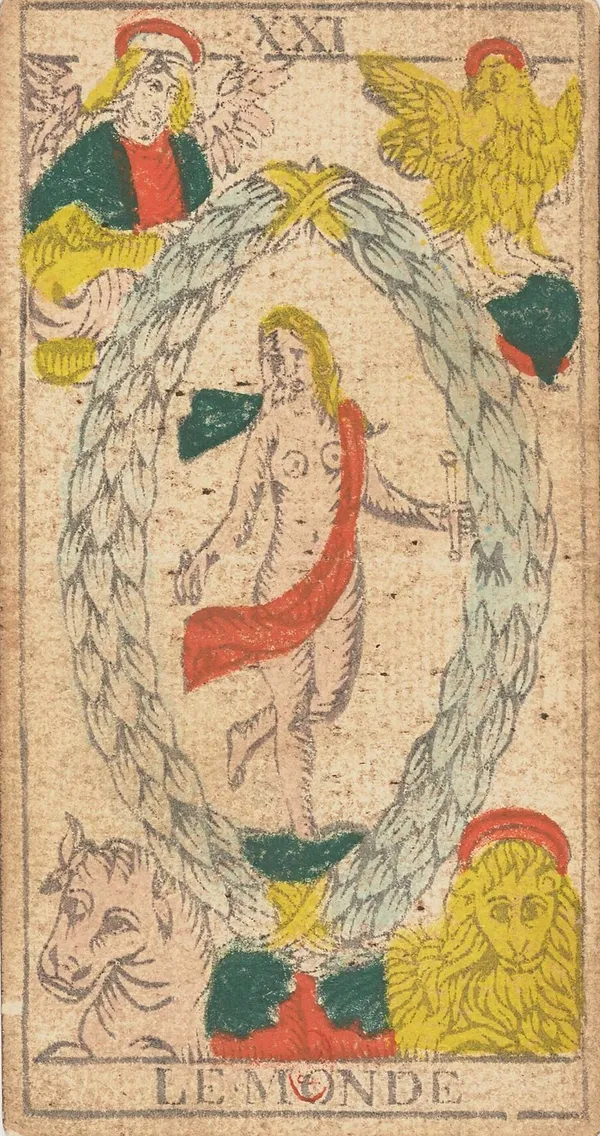 Le Monde, tarot de Marsella de Nicolas Conver