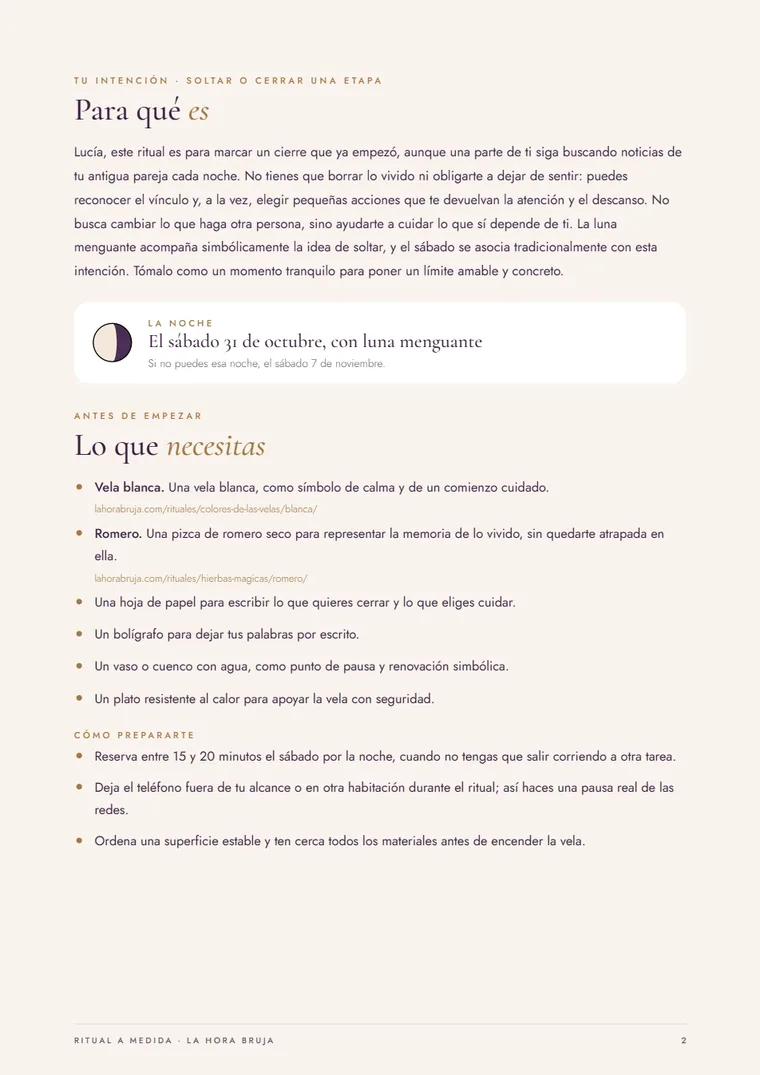 Para qué es, la noche y lo que necesitas